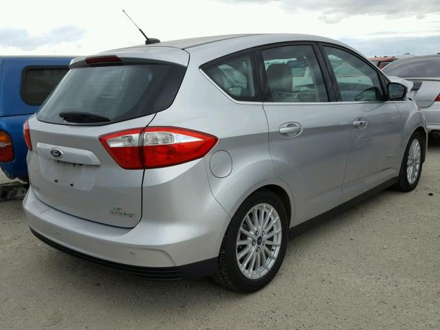 1FADP5BU9DL505569 - 2013 FORD C-MAX SEL SILVER photo 4