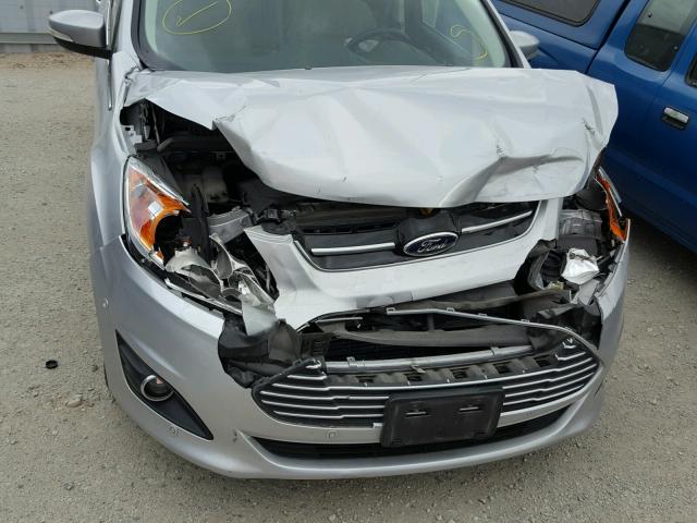 1FADP5BU9DL505569 - 2013 FORD C-MAX SEL SILVER photo 9