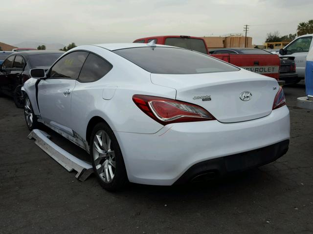 KMHHT6KD5EU118361 - 2014 HYUNDAI GENESIS CO WHITE photo 3