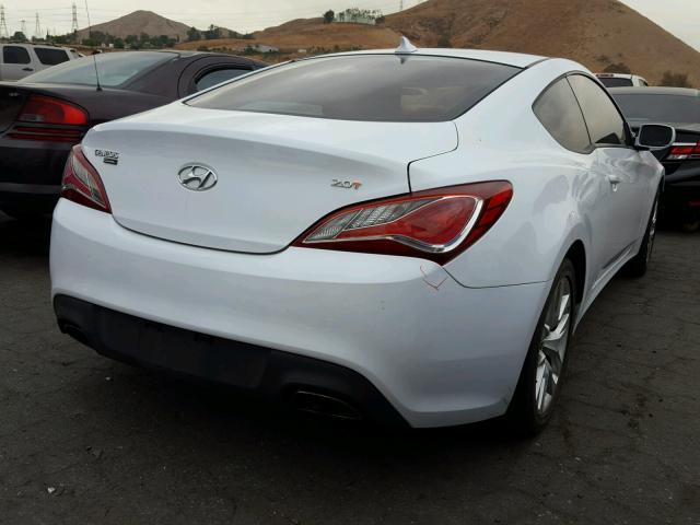 KMHHT6KD5EU118361 - 2014 HYUNDAI GENESIS CO WHITE photo 4