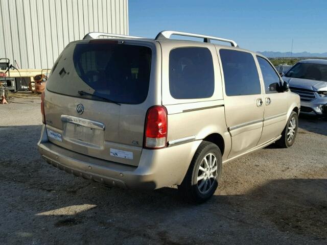 5GADV33L85D231255 - 2005 BUICK TERRAZA GOLD photo 4