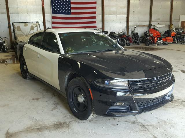 2C3CDXAT6JH278860 - 2018 DODGE CHARGER PO BLACK photo 1