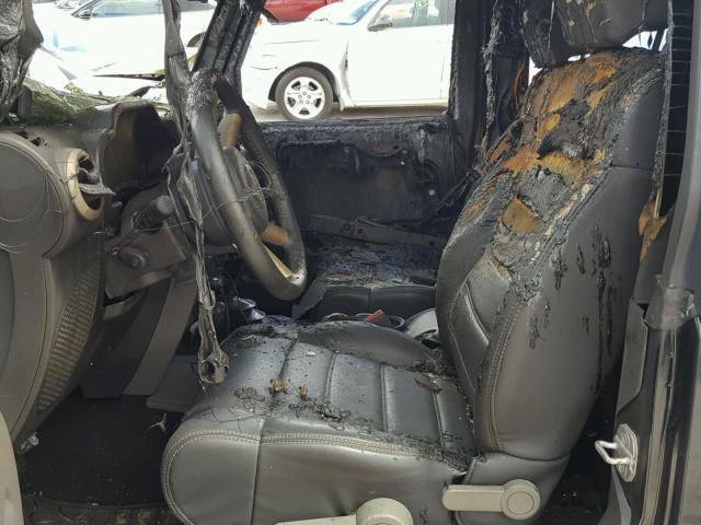 1J4FA54168L593360 - 2008 JEEP WRANGLER S BLACK photo 5