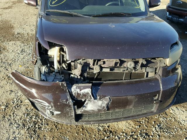 JTLKE50E781016290 - 2008 TOYOTA SCION TC 栗色 照片 9