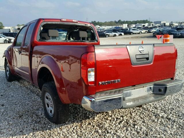 1N6BD0CT2CC422371 - 2012 NISSAN FRONTIER S RED photo 3