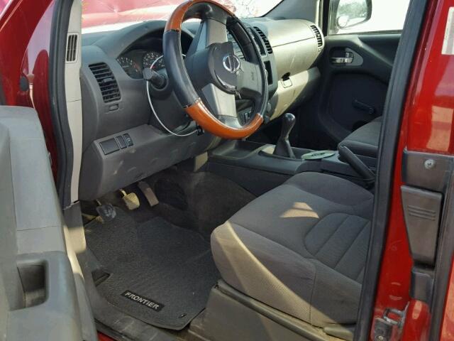 1N6BD0CT2CC422371 - 2012 NISSAN FRONTIER S RED photo 9