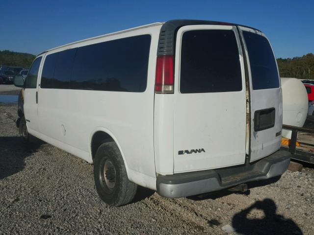 1GJHG39R9W1016355 - 1998 GMC SAVANA WHITE photo 3