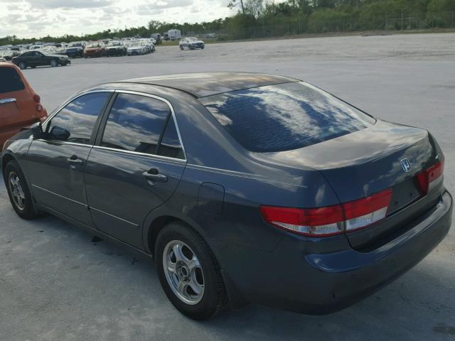 1HGCM563X3A016089 - 2003 HONDA ACCORD LX BLUE photo 3