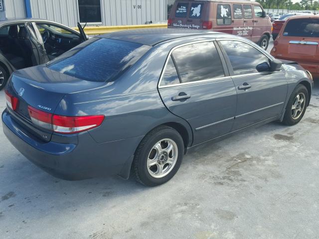 1HGCM563X3A016089 - 2003 HONDA ACCORD LX BLUE photo 4