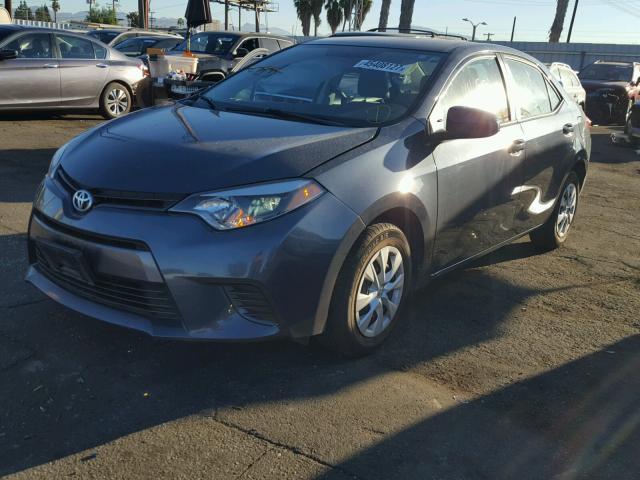 2T1BPRHE4FC385800 - 2015 TOYOTA COROLLA EC 石墨色 照片 2