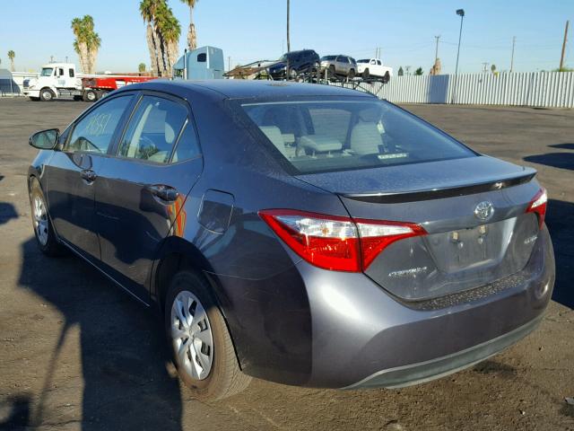 2T1BPRHE4FC385800 - 2015 TOYOTA COROLLA EC 石墨色 照片 3