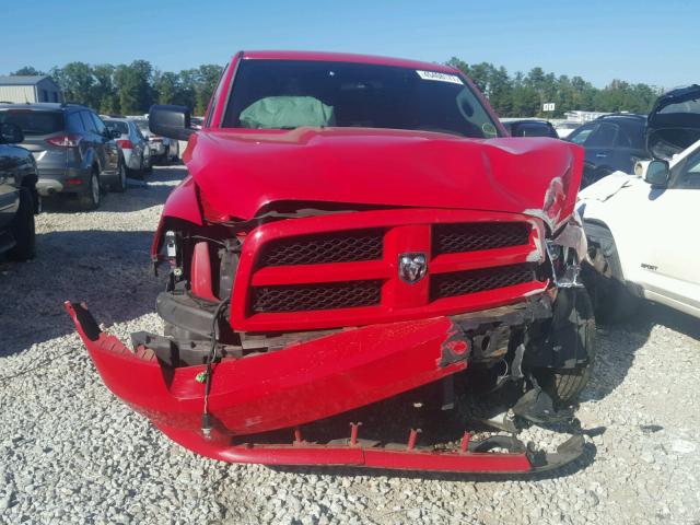 3C6JD6AT2CG170596 - 2012 DODGE RAM 1500 S RED photo 9