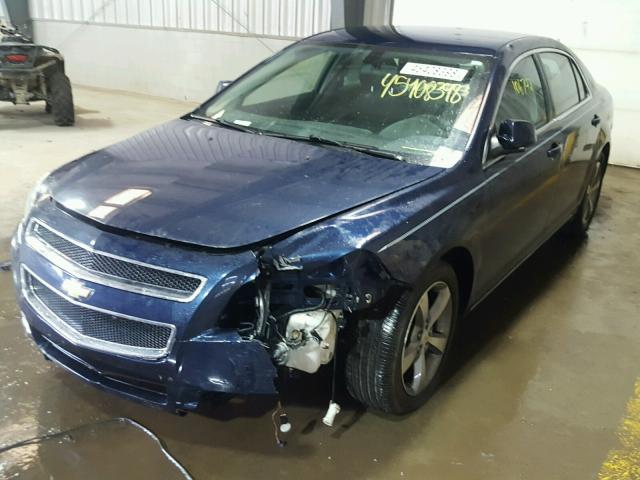1G1ZC5E17BF169373 - 2011 CHEVROLET MALIBU 1LT BLUE photo 2
