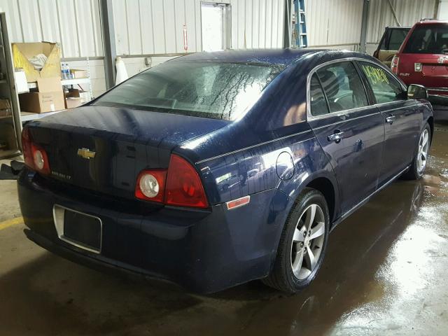 1G1ZC5E17BF169373 - 2011 CHEVROLET MALIBU 1LT BLUE photo 4