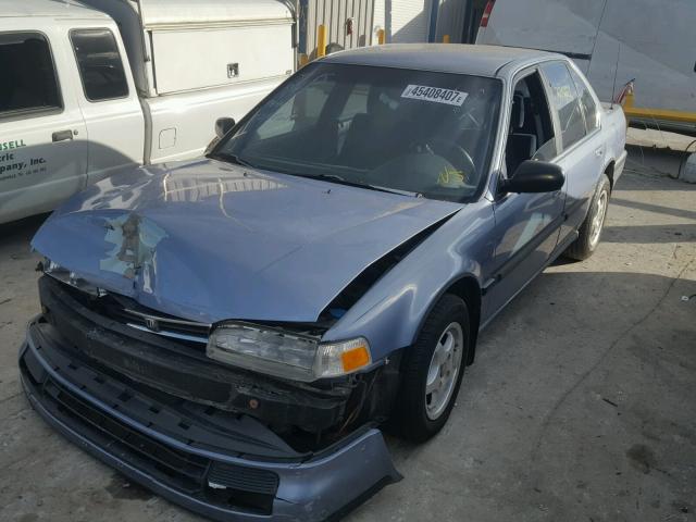 JHMCB7654LC121148 - 1990 HONDA ACCORD LX BLUE photo 2