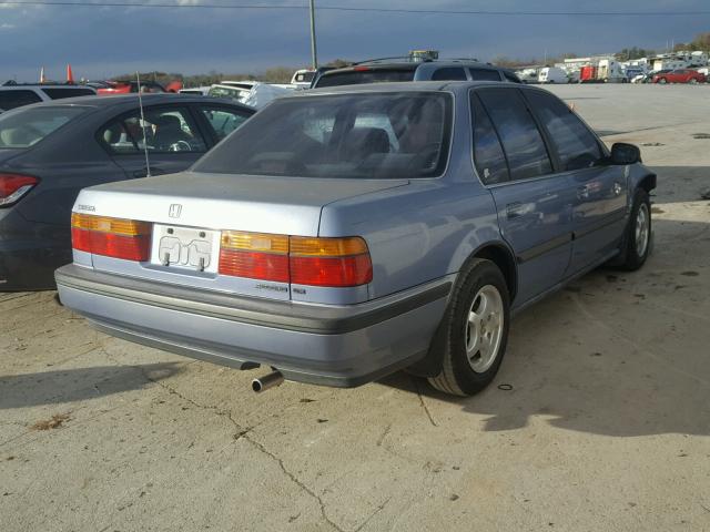 JHMCB7654LC121148 - 1990 HONDA ACCORD LX BLUE photo 4