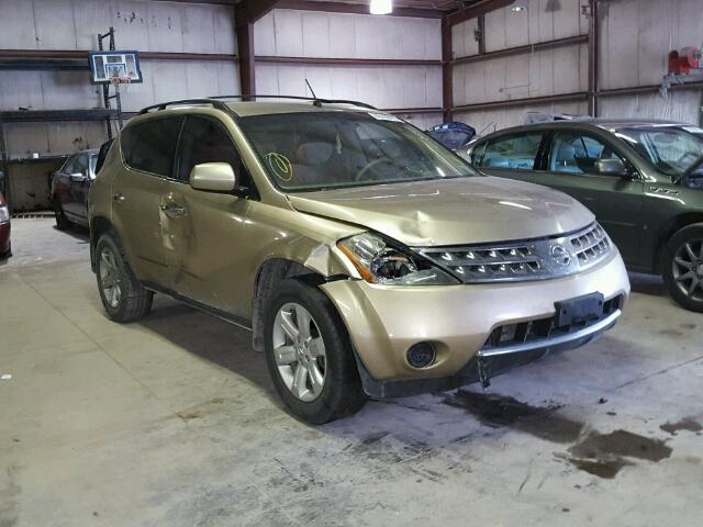 JN8AZ08TX7W506827 - 2007 NISSAN MURANO SL GREEN photo 1