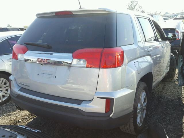 2GKALMEK3H6120556 - 2017 GMC TERRAIN SL SILVER photo 4