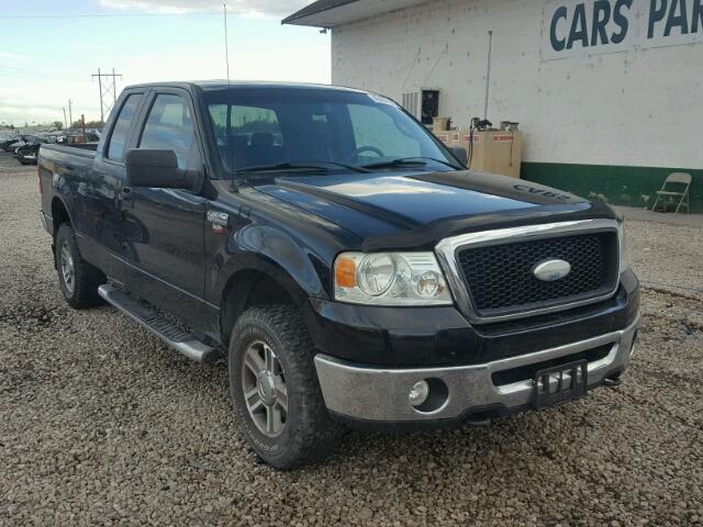 1FTPX14V77FA49791 - 2007 FORD F150 BLACK photo 1