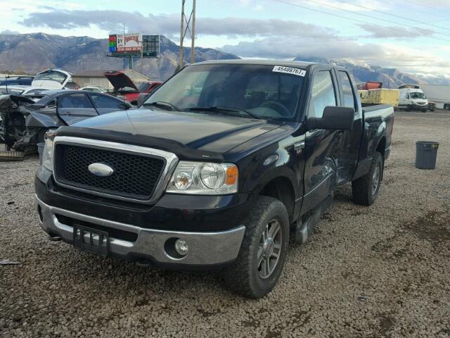 1FTPX14V77FA49791 - 2007 FORD F150 BLACK photo 2