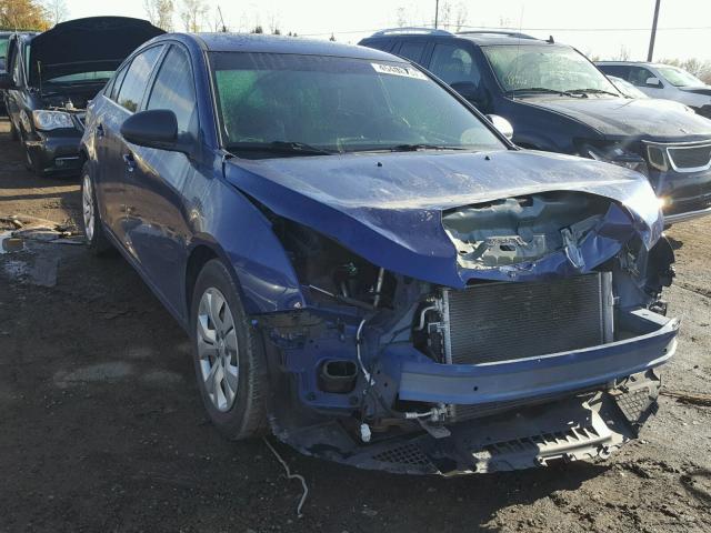 1G1PC5SH6C7173581 - 2012 CHEVROLET CRUZE LS BLUE photo 1