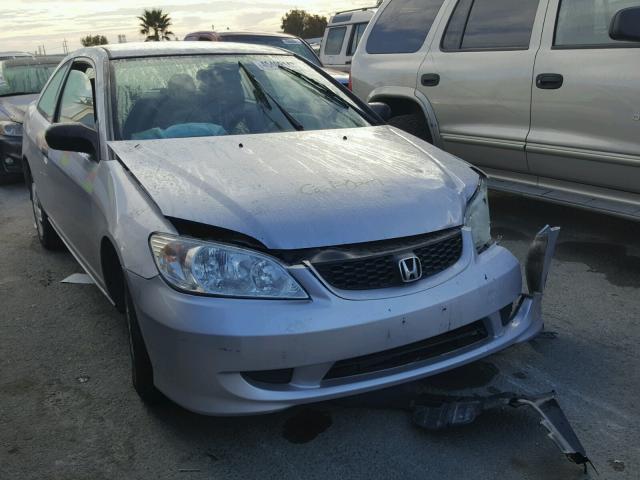 1HGEM22195L061978 - 2005 HONDA CIVIC DX V SILVER photo 1