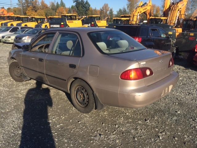 2T1BR12E31C837300 - 2001 TOYOTA COROLLA CE GRAY photo 3