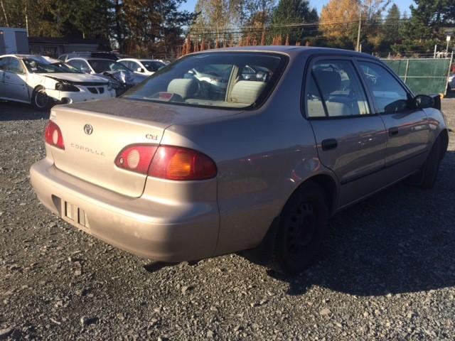 2T1BR12E31C837300 - 2001 TOYOTA COROLLA CE GRAY photo 4