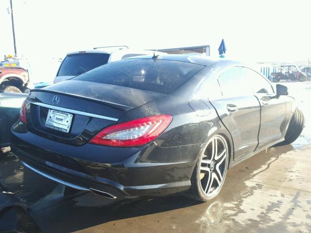 WDDLJ7DB7EA117144 - 2014 MERCEDES-BENZ CLS 550 BLACK photo 4