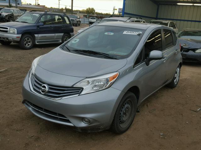 3N1CE2CP9EL389558 - 2014 NISSAN VERSA NOTE GRAY photo 2