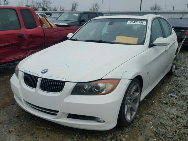 WBAVB73597VH22693 - 2007 BMW 335 I WHITE photo 2