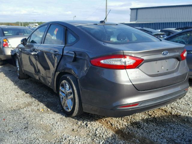 3FA6P0H71DR243061 - 2013 FORD FUSION SE GRAY photo 3