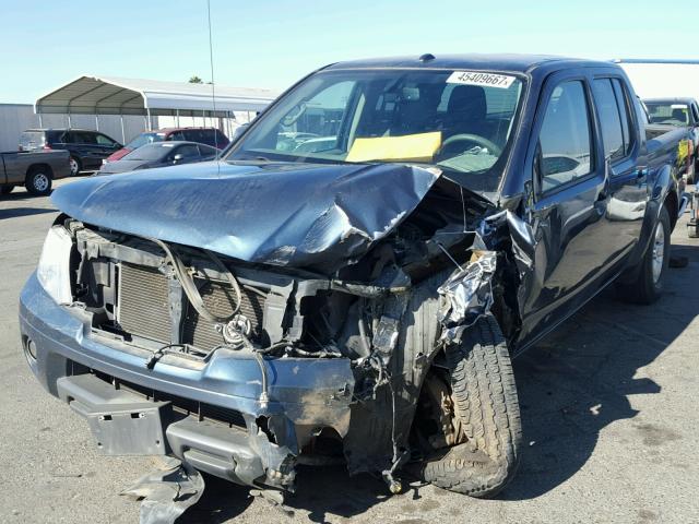 1N6AD0ER5DN735952 - 2013 NISSAN FRONTIER S BLUE photo 2