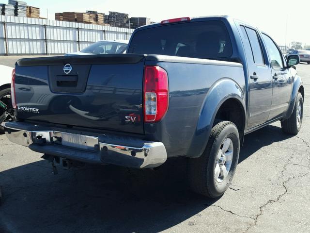 1N6AD0ER5DN735952 - 2013 NISSAN FRONTIER S BLUE photo 4