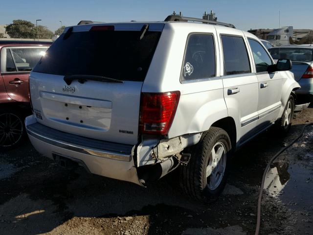 1J8HR58247C519968 - 2007 JEEP GRAND CHER SILVER photo 4