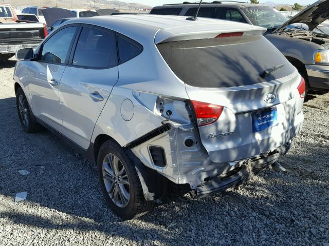 KM8JTCAF3FU992163 - 2015 HYUNDAI TUCSON GLS SILVER photo 3