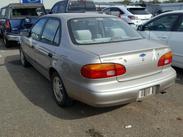 1Y1SK52892Z423432 - 2002 CHEVROLET GEO PRIZM 金色 照片 3