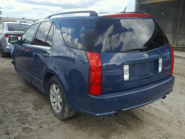 1GYEE437590112405 - 2009 CADILLAC SRX BLUE photo 3