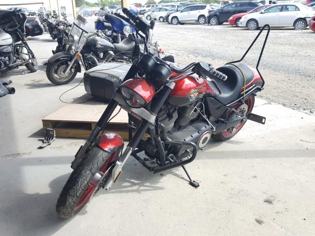 5VPHS26D673005748 - 2007 VICTORY MOTORCYCLES HAMMER S Қызыл фото 2