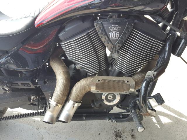 5VPHS26D673005748 - 2007 VICTORY MOTORCYCLES HAMMER S Қызыл фото 7