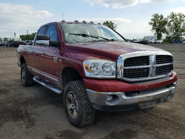 1D7KS28D27J585650 - 2007 DODGE RAM 2500 S Qırmızı foto 1