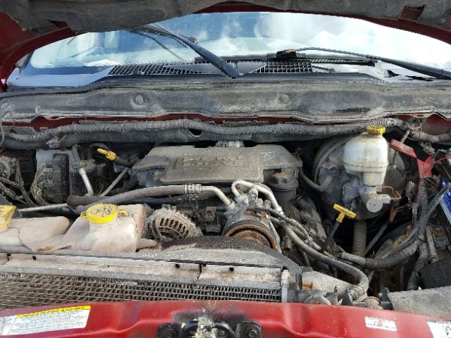 1D7KS28D27J585650 - 2007 DODGE RAM 2500 S Qırmızı foto 7