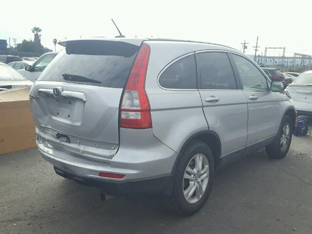 JHLRE3H70BC009670 - 2011 HONDA CR-V SILVER photo 4