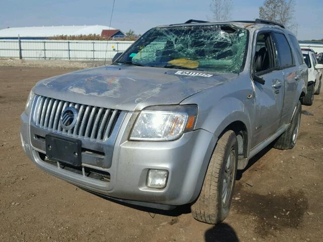 4M2CU91118KJ14788 - 2008 MERCURY MARINER SILVER photo 2