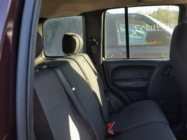 1J4GL48K84W148851 - 2004 JEEP LIBERTY SP BURGUNDY photo 6