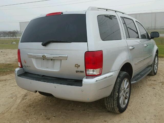 1A8HX58257F575096 - 2007 CHRYSLER ASPEN LIMI SILVER photo 4