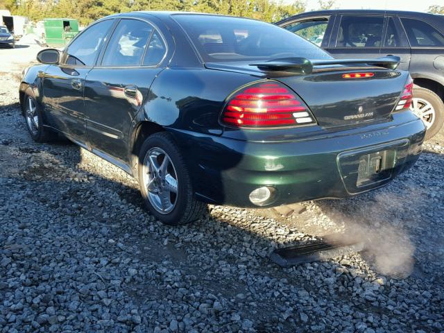 1G2NF52F43C180609 - 2003 PONTIAC GRAND AM S GREEN photo 3