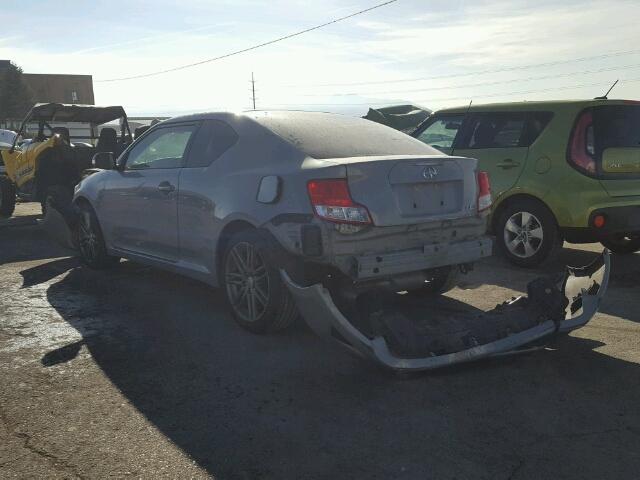 JTKJF5C79C3029355 - 2012 TOYOTA SCION TC 灰色 照片 3