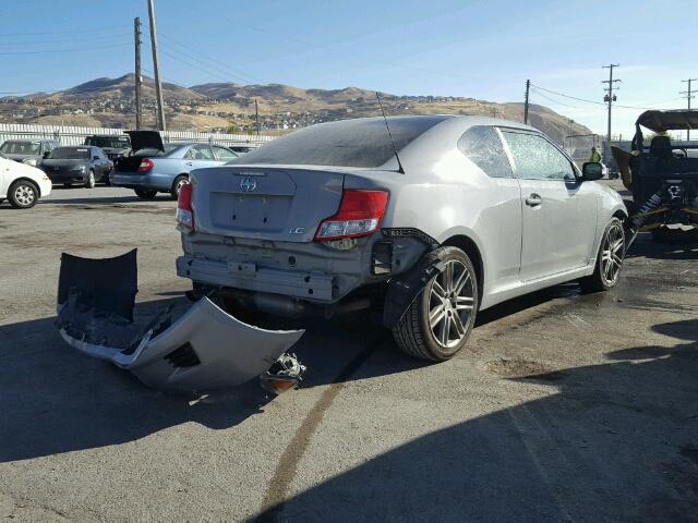 JTKJF5C79C3029355 - 2012 TOYOTA SCION TC GRAY photo 4