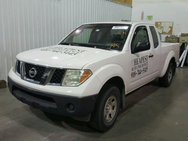 1N6BD06T97C403270 - 2007 NISSAN FRONTIER WHITE photo 2